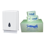 Compact Interleaved Hand Towels & Dispensers from ABL Distribution Pty Ltd