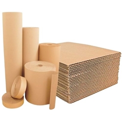 Cardboard sheets and rolls used for packaging pallet protection and surface protection