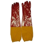 Maxisafe Red PVC Gauntlet Gloves from ABL Distribution