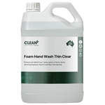 Foam Hand Wash Thin Clear – mild, phosphate-free liquid soap with a fresh fragrance, ideal for frequent use from ABL Distribution