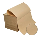 Fan fold kraft paper reams for paper cushion machines