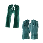 Green Double Dipped Pvc Chemical Gloves from ABL Distribution