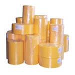 Security Yellow Opaque Poly Tubing Roll