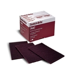 This is an image of hand sanding, fine scourer, maroon scourer from ABL Distribution Pty Ltd