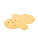 This is an image of 3M Hookit Gold Paper Discs to be used with 3M Orbital Sanders from ABL Distribution Pty Ltd