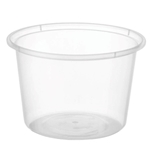 This is an image of Round Disposable Plastic Containers