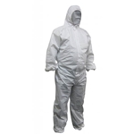 This is an image of Polypropylene White Coverall from ABL Distribution Pty Ltd