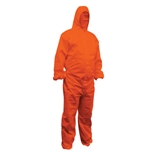 This is an image of Polypropylene Orange Coverall from ABL Distribution Pty Ltd