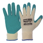 This Is An Image Of Prosense Latex Palm Poly/Cotton Glove at ABL Distribution Pty Ltd