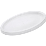 This is an image of Round Disposable Plastic Container Lids