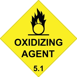 Oxidizing Agent 5.1 Label from ABL Distribution Pty Ltd