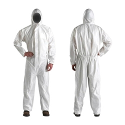 ABL White Polypropylene Protective Coveralls from ABL Distribution Pty Ltd