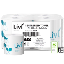 Livi Essentials Centrefeed Towel from ABL Distribution