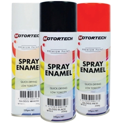 Motortech Spray Enamel Paint from ABL Distribution