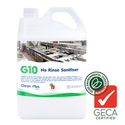 G10 No Rinse Sanitiser (GECA)from ABL Distribution