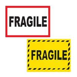 'Fragile' Printed Labels from ABL Distribution