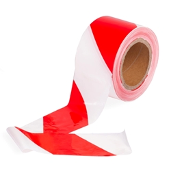 Red/White Non Adhesive Barricade Tape from ABL Distribution