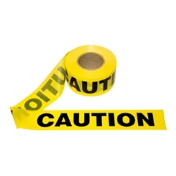 'Caution' Non Adhesive Barricade Tape from ABL Distribution