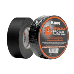 Tenacious K909 Matt Gaffer Tape from ABL Distribution