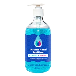 Click here to view larger image CleanPlus Instant Hand Sanitiser – 70% Alcohol Gel in pump bottles from ABL Distribution