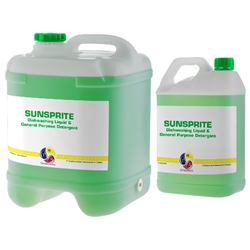 This is an image of Sunsprite dishwashing liquid suitable for the home, office or commercial kitchen from ABL Distribution Pty Ltd