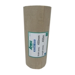 This is an image of Brown Kraft Paper Rolls 450mm width from ABL Distribution