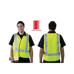 Fluoro Yellow Safety Vests - Day/night Use