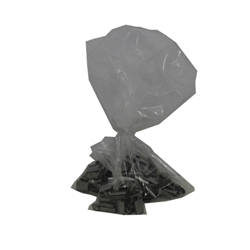 Clear poly bags 35um thick from 101mm to 199mm wide