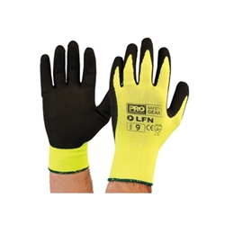 Hi Visibility Latex Dipped Synthetic Gloves from ABL Distribution