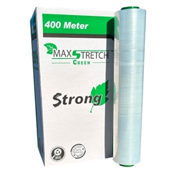 Clear Maxstretch Green Hand Pallet Wrap (Recycled Material) from ABL Distribution