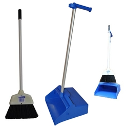 This is an image of Lobby Pan Broom & Handle from ABL Distribution Pty Ltd