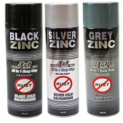 This is an image of Zinc 3 In 1 Galvanising Spray from ABL Distribution Pty Ltd