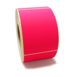 Plain Pink Fluoro Labels from ABL Distribution Pty Ltd