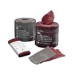 This is an image of 3M Scotch-Brite Multi-Flex Abrasive Sheet Rolls Used For Abrading Surfaces from ABL Distribution