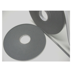 This is an image of 3207 Soft Closed Cell Grey Pvc tape from ABL Distribution.