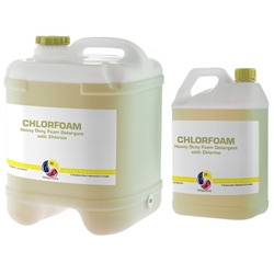 This is an image of Chlorfoam - Heavy Duty Detergent with chlorine from ABL Distribution Pty Ltd