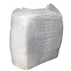 This is an image of White T-shirt rags great for printers, boats, furniture, glass and polishing. High grade, low lint from ABL Distribution Pty Ltd