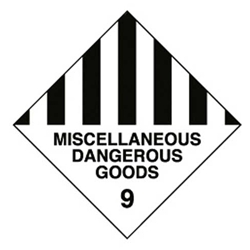 This is an image of Miscellaneous Dangerous Goods 9 from ABL Distribution Pty Ltd