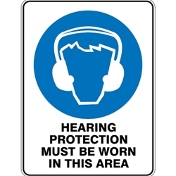 This is an image of Hearing Protection Must Be Worn