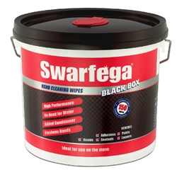 This is an image of black box wipes, deb wipes, swarfega wipes, cleaning wipes from ABL Distribution Pty Ltd