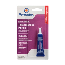 This is an image of Permatex low strength purple threadlocker equivalent to loctite 222 from ABL Distribution Pty Ltd