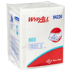 This is an image of Wypall X60 Wipe Precut