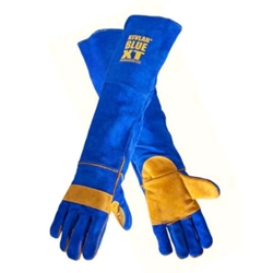 This is an image of Blue Kevlar Welding Gloves