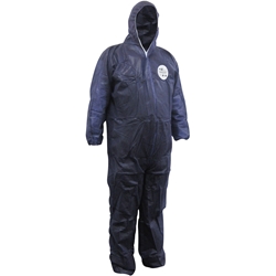 this is an image of Chemguard Blue Sms Coverall from ABL Distribution Pty Ltd